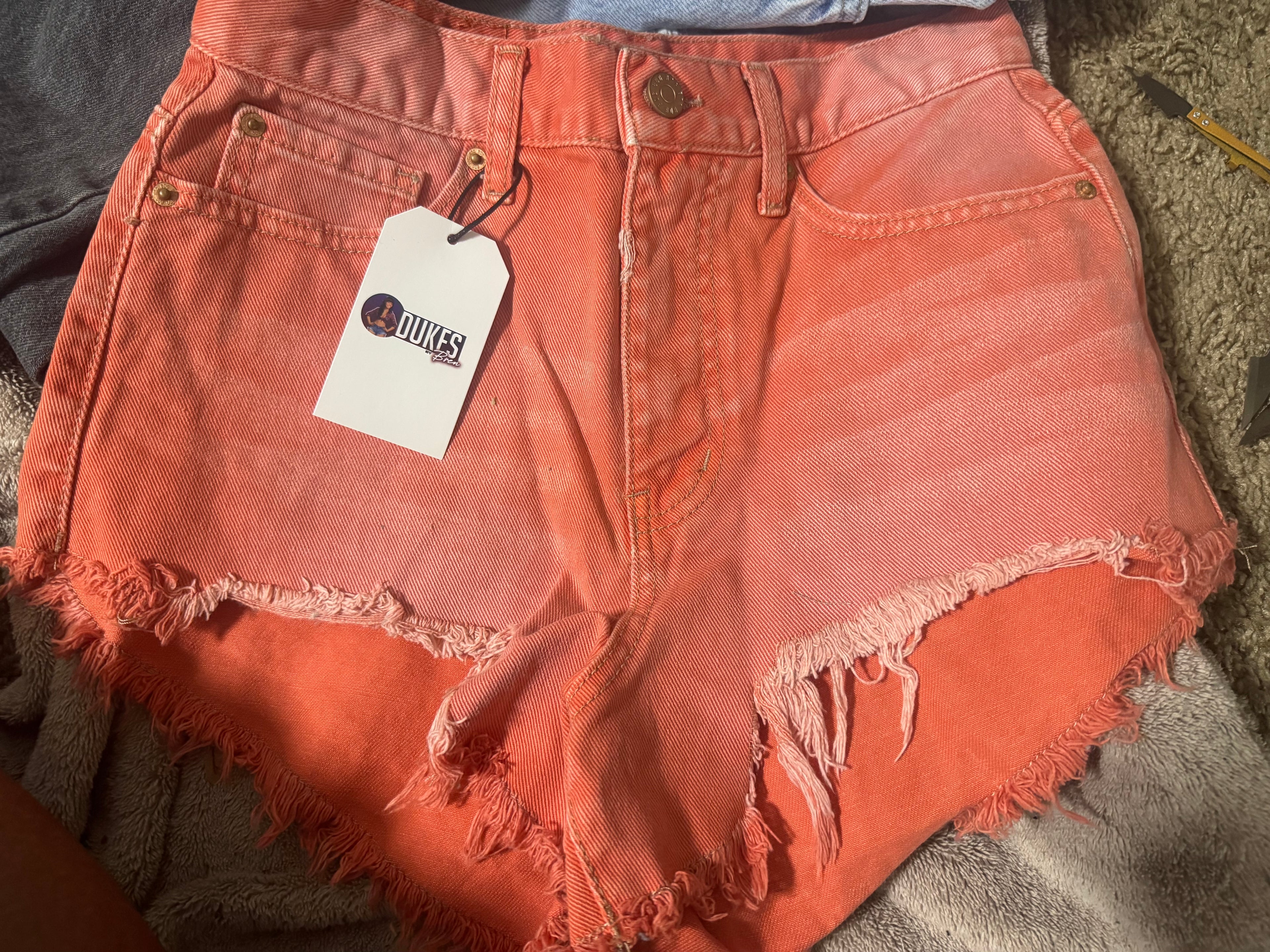 Distressed Orange Dukes